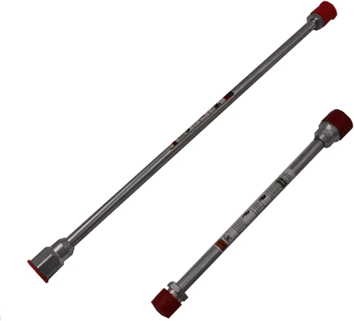 میله افزایش طول پیستوله ایربراش با سایز 7/8 اینچ در اندازه های 30 و 50 سانتی متر، مناسب برای دستگاه های رنگ پاش بدون هوا، قابل استفاده برای دستگاه های گراکو، تیتان و واگنر، مناسب برای هنر ناخن موقت، خودرو و سرگرمی (مجموعه 6 عددی)