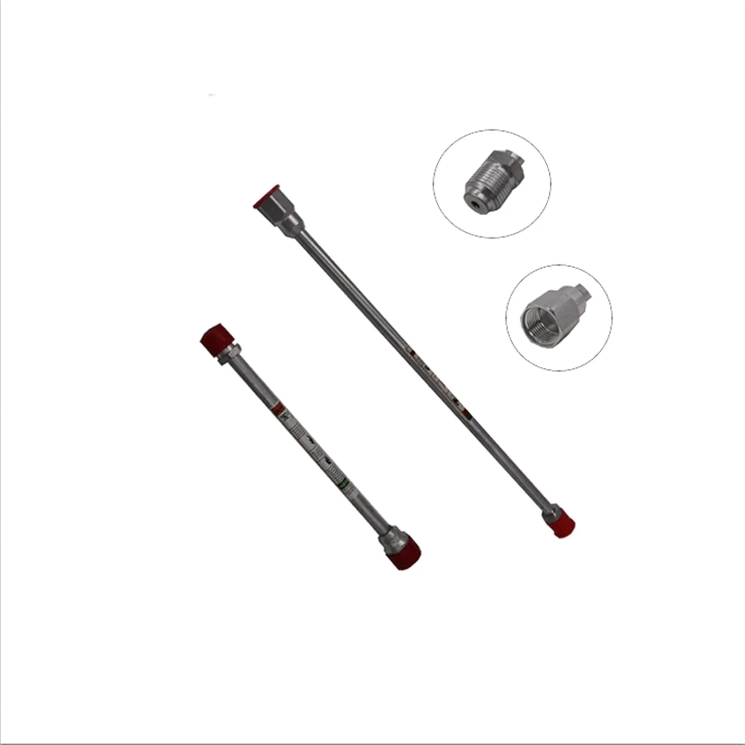 میله افزایش طول پیستوله ایربراش با سایز 7/8 اینچ در اندازه های 30 و 50 سانتی متر، مناسب برای دستگاه های رنگ پاش بدون هوا، قابل استفاده برای دستگاه های گراکو، تیتان و واگنر، مناسب برای هنر ناخن موقت، خودرو و سرگرمی (مجموعه 6 عددی)