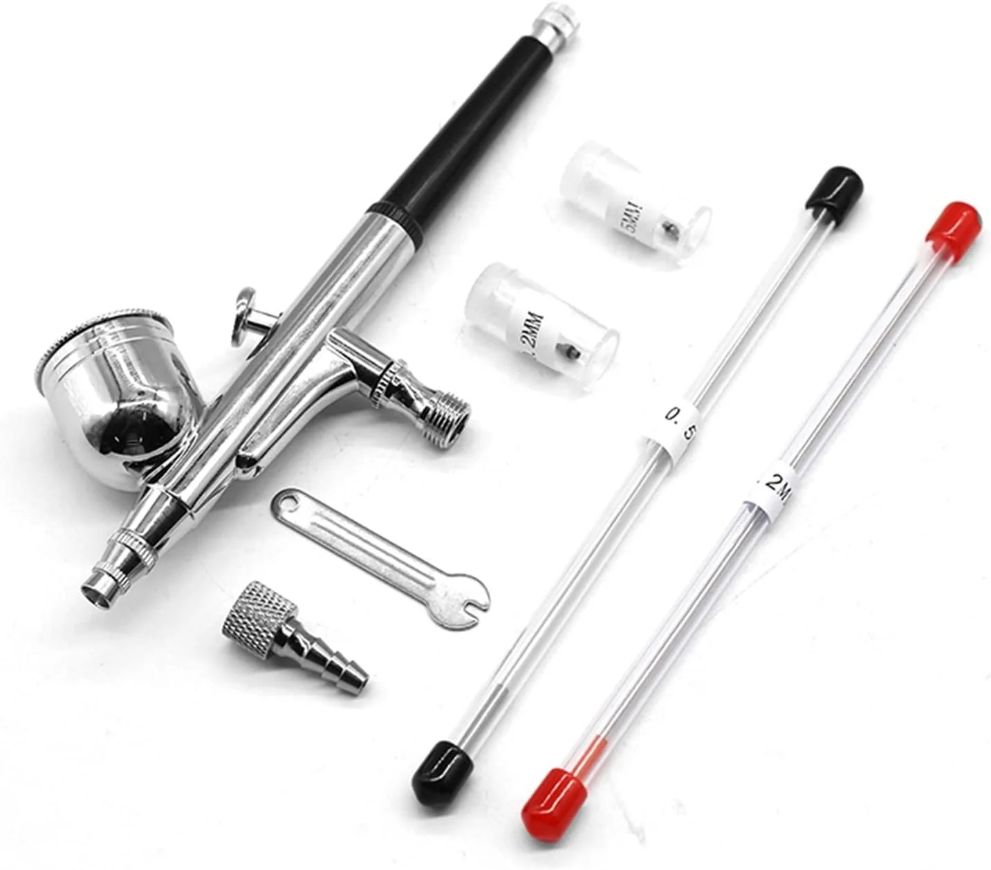 ایر براش اسپری گرانشی دوال اکشن مینی ایربراش رنگ آمیزی ناخن آرایش صورت هنر ابزار DIY 0.2mm/0.3mm/0.5mm برای خودرو موقت و سرگرمی ایر براش اسپری گرانشی دوال اکشن مینی ایربراش رنگ آمیزی ناخن آرایش صورت هنر ابزار DIY 0.2mm/0.3mm/0.5mm برای خودرو موقت و سرگرمی