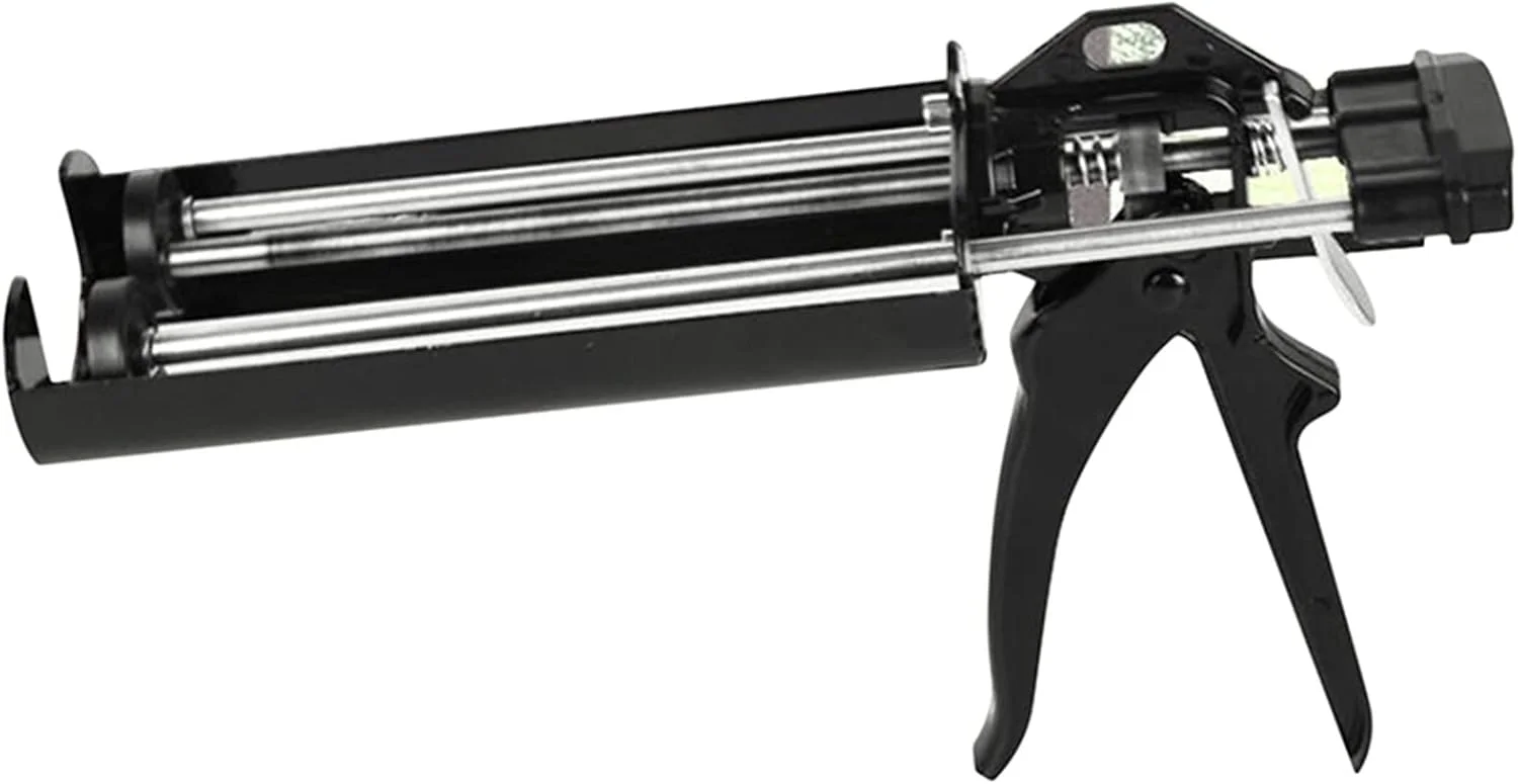 تفنگ اسپری رنگ پاش بادی REHOOF، تفنگ چسب دستی دو لوله ای برای درز کاشی سرامیک، ابزار تعمیرات منزل، مناسب برای هنر ناخن موقت و سرگرمی های خودرو
