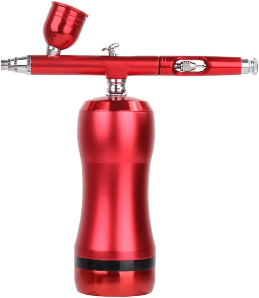 پیستوله رنگ پاش ایربراش با کمپرسور بی سیم قابل شارژ مناسب خودرو، ابزار رنگ پاشی (خاکستری روشن) پیستوله رنگ پاش ایربراش با کمپرسور بی سیم قابل شارژ مناسب خودرو، ابزار رنگ پاشی (خاکستری روشن)