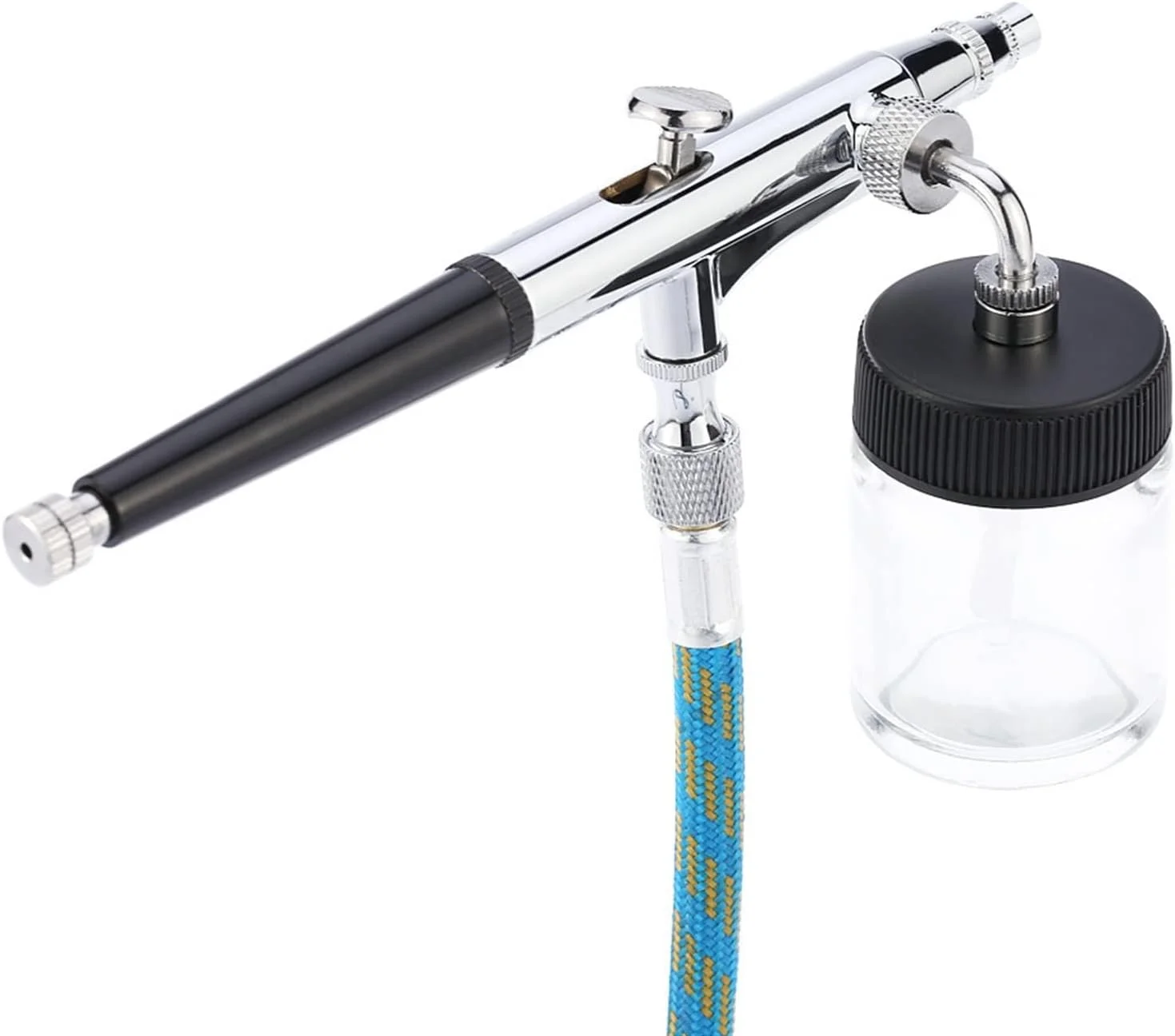 اسپری رنگ ایربراش دوال اکشن با شلنگ، 3 نازل و 2 مخزن برای نقاشی هنری، مانیکور، مدل سازی، طراحی ناخن موقت، خودرو و سرگرمی اسپری رنگ ایربراش دوال اکشن با شلنگ، 3 نازل و 2 مخزن برای نقاشی هنری، مانیکور، مدل سازی، طراحی ناخن موقت، خودرو و سرگرمی