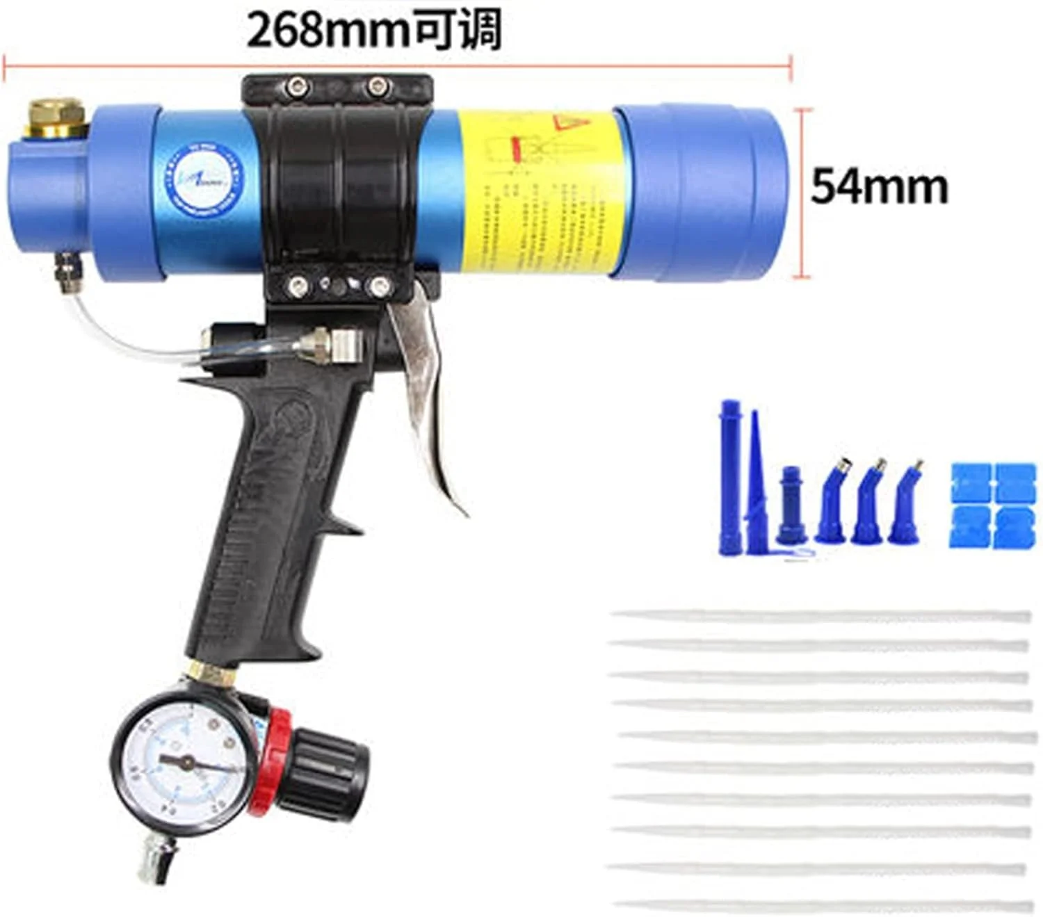 تفنگ اسپری رنگ پاش بادی REHOOF 310ML / تفنگ درزگیری بادی / اپلیکاتور سیلیکون / ابزار چسباندن شیشه / تفنگ درزگیری ساختمانی برای هنر ناخن موقت و سرگرمی خودرو تفنگ اسپری رنگ پاش بادی REHOOF 310ML / تفنگ درزگیری بادی / اپلیکاتور سیلیکون / ابزار چسباندن شیشه / تفنگ درزگیری ساختمانی برای هنر ناخن موقت و سرگرمی خودرو