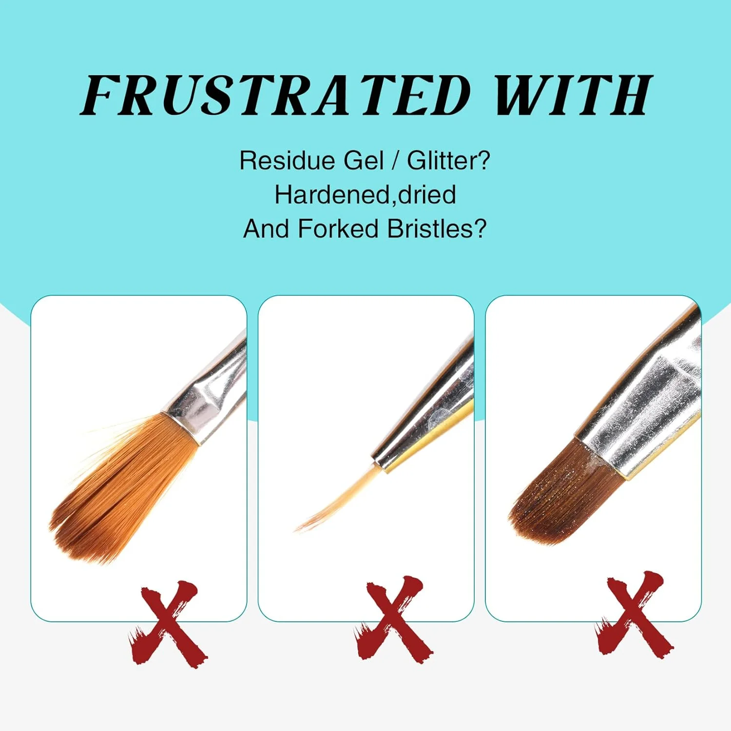 محلول تمیز کننده و نرم کننده برس ناخن LOUINSTIC - تمیز کردن سریع برس های ژل ناخن، برس های رنگ، ایربراش ها، ابزارهای هنری، نگهدارنده و احیا کننده برای برس های اکریلیک کولینسکی و غیره