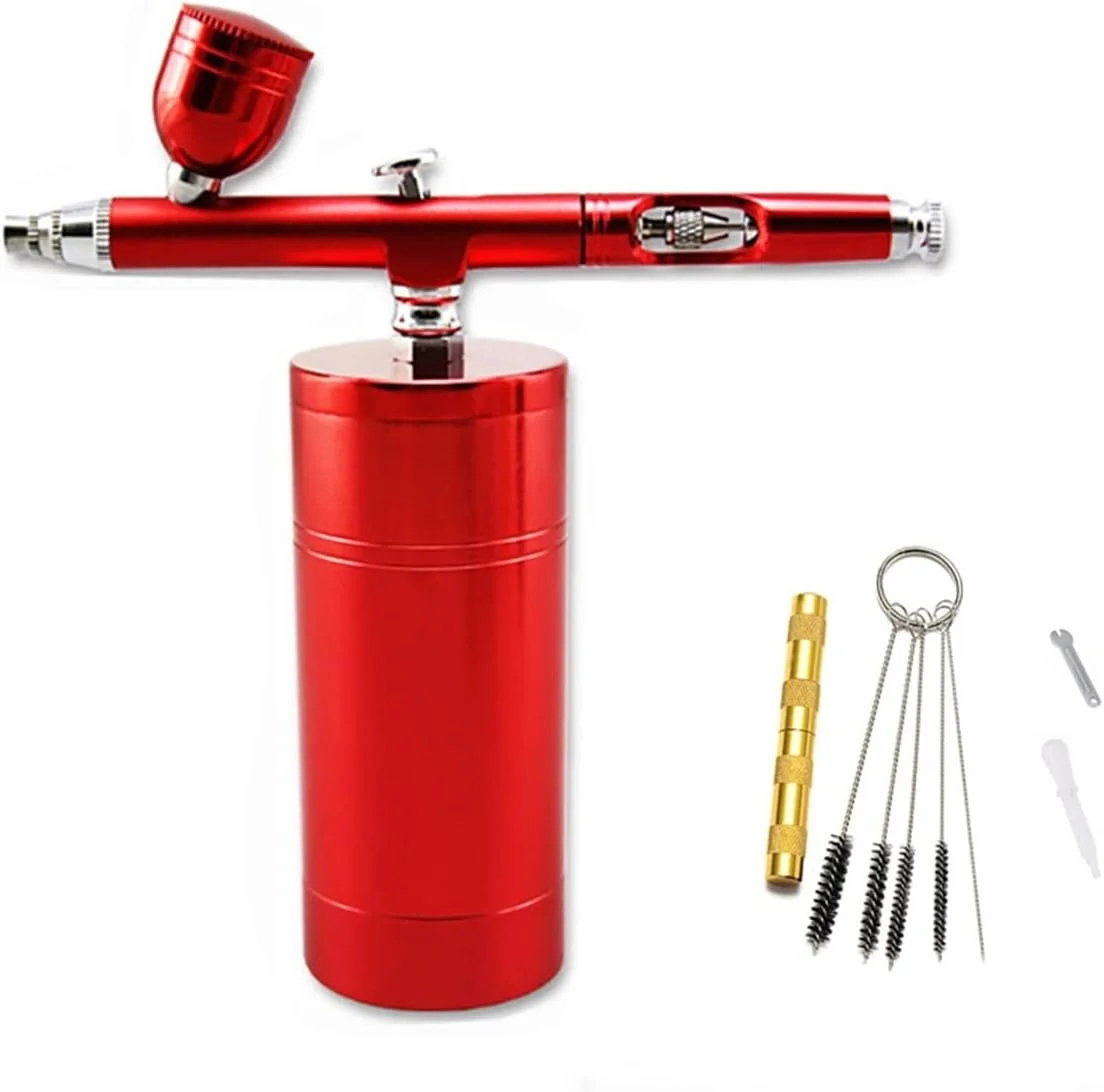 ایر براش مینی رنگ پاش، کنترل سوئیچ پر قدرت، تجاری، بهترین کیت های مستر اسپری برای برنزه کردن (قسمت B قرمز) ایر براش مینی رنگ پاش، کنترل سوئیچ پر قدرت، تجاری، بهترین کیت های مستر اسپری برای برنزه کردن (قسمت B قرمز)