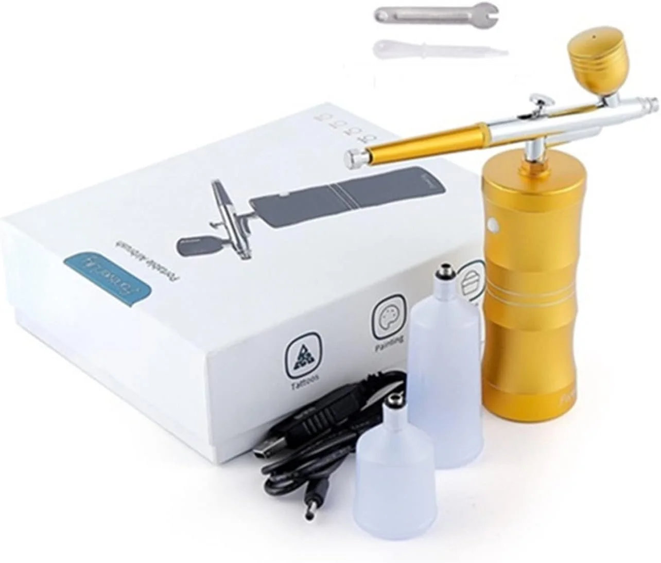 تفنگ اسپری ایربراش HXYgddf 0.3 میلیمتری مینی کیت کمپرسور ایربراش صورت تفنگ اسپری ایربراش تزریق اکسیژن برای هنر ناخن رنگ آمیزی کیک اسپری نانو مه برای هنر ناخن موقت ماشین سرگرمی (قرمز) تفنگ اسپری ایربراش HXYgddf 0.3 میلیمتری مینی کیت کمپرسور ایربراش صورت تفنگ اسپری ایربراش تزریق اکسیژن برای هنر ناخن رنگ آمیزی کیک اسپری نانو مه برای هنر ناخن موقت ماشین سرگرمی (قرمز)