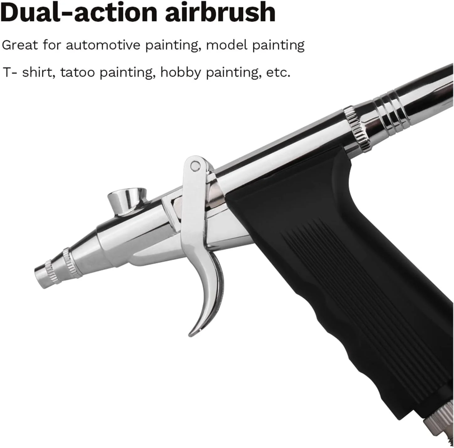 ست ایربراش رنگ پاش با سه سایز سوزن 0.3/0.5/0.8 میلی متر، دو حالته، مخزن رو 2cc 5cc 13cc مناسب مدل سازی، کیک، صنایع دستی و نقاشی خودرو ست ایربراش رنگ پاش با سه سایز سوزن 0.3/0.5/0.8 میلی متر، دو حالته، مخزن رو 2cc 5cc 13cc مناسب مدل سازی، کیک، صنایع دستی و نقاشی خودرو