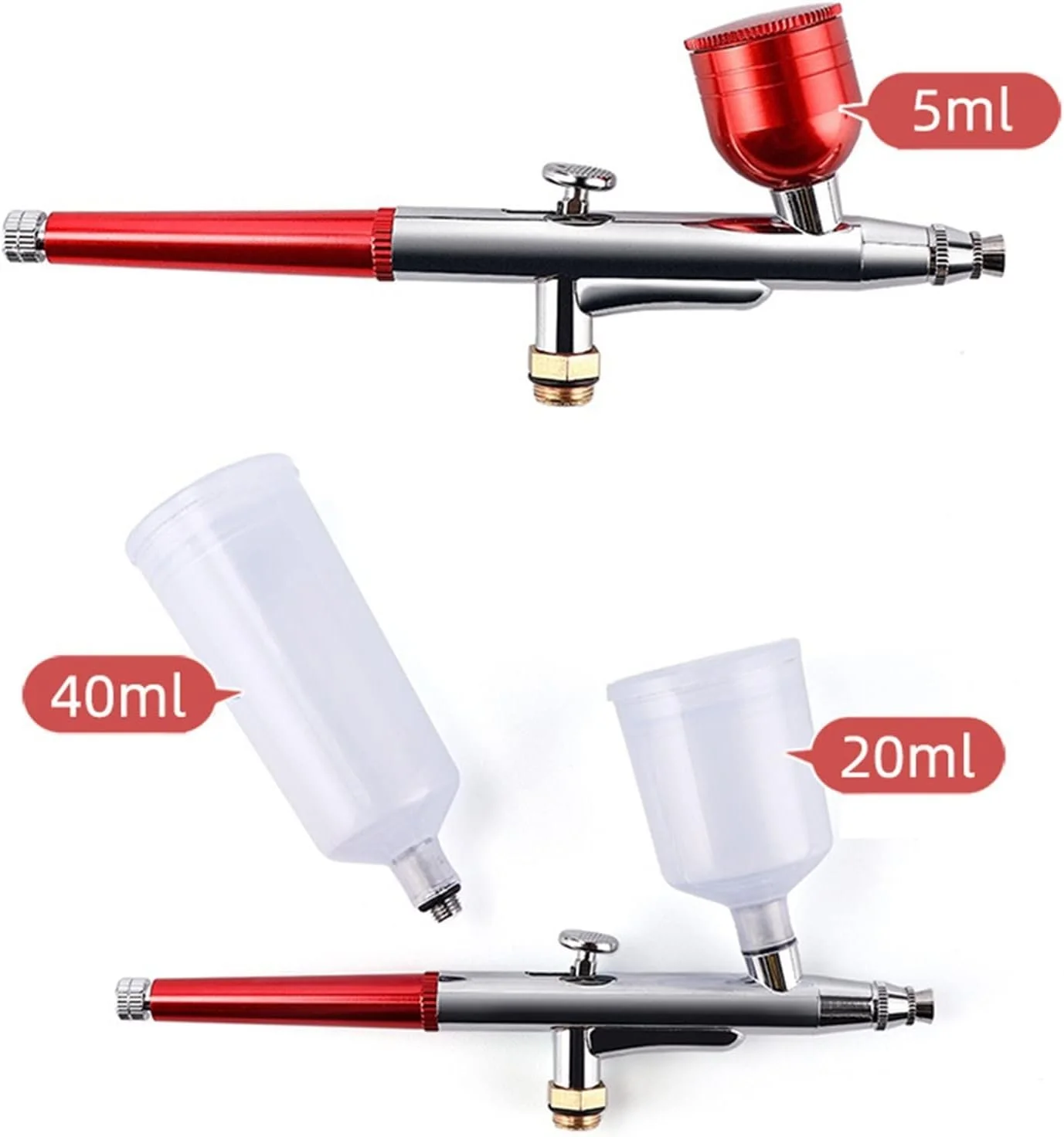 اسپری ایر براش دوگانه با شارژ USB، کمپرسور هوا قابل حمل برای کیک، طراحی ناخن، آرایش صورت و بدن، اسپری رنگ برای هنر ناخن موقت و سرگرمی های خودرو اسپری ایر براش دوگانه با شارژ USB، کمپرسور هوا قابل حمل برای کیک، طراحی ناخن، آرایش صورت و بدن، اسپری رنگ برای هنر ناخن موقت و سرگرمی های خودرو