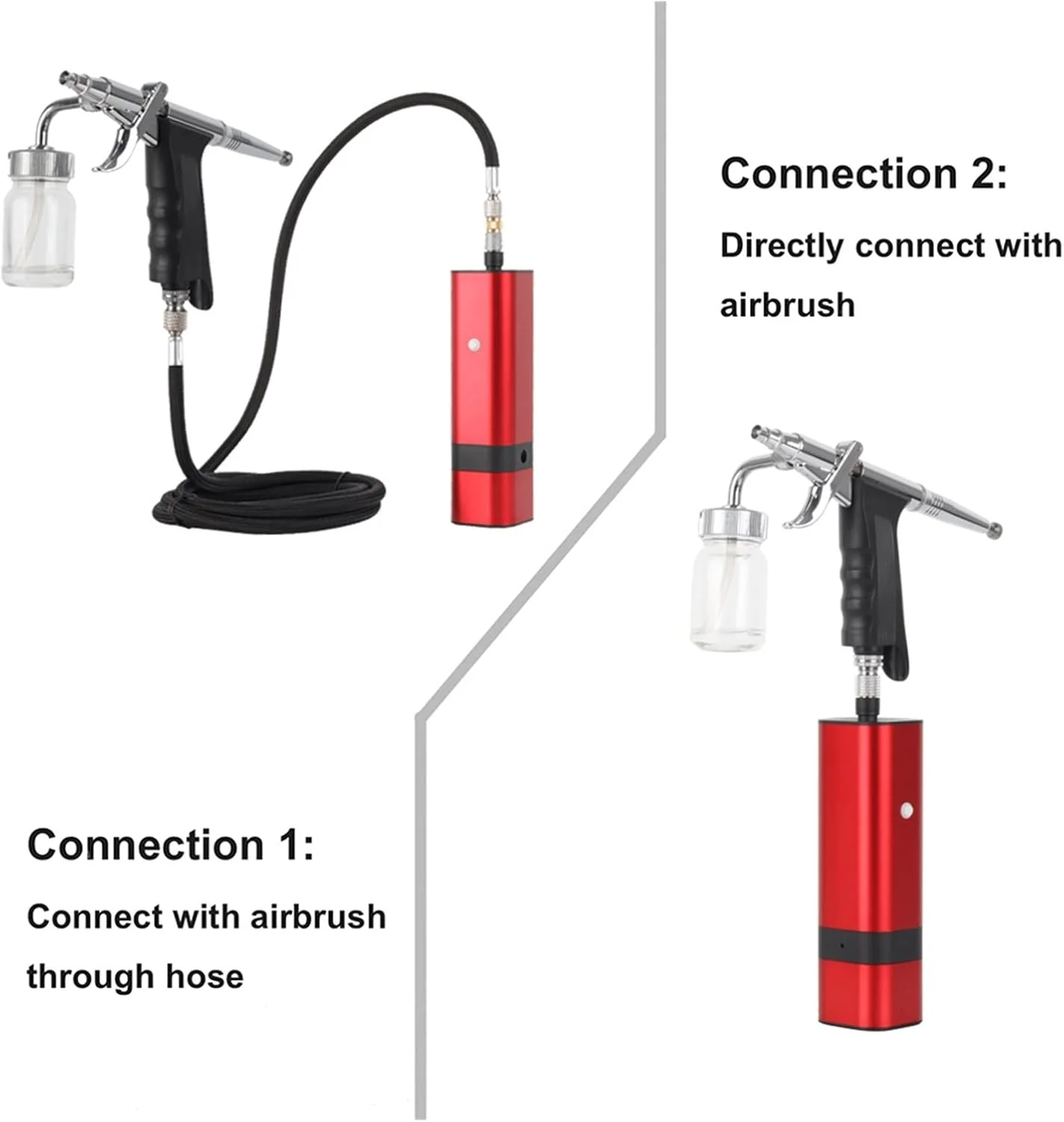کیت ایربراش شارژی BREAUX با تفنگی اسپری نوع سایفون ماشه ای برای مدل هنری، رنگ بدن، آرایش هنرمند، تاتو ناخن، ابزار کیک و رنگ آمیزی خانه (رنگ: Tm80s Re) کیت ایربراش شارژی BREAUX با تفنگی اسپری نوع سایفون ماشه ای برای مدل هنری، رنگ بدن، آرایش هنرمند، تاتو ناخن، ابزار کیک و رنگ آمیزی خانه (رنگ: Tm80s Re)