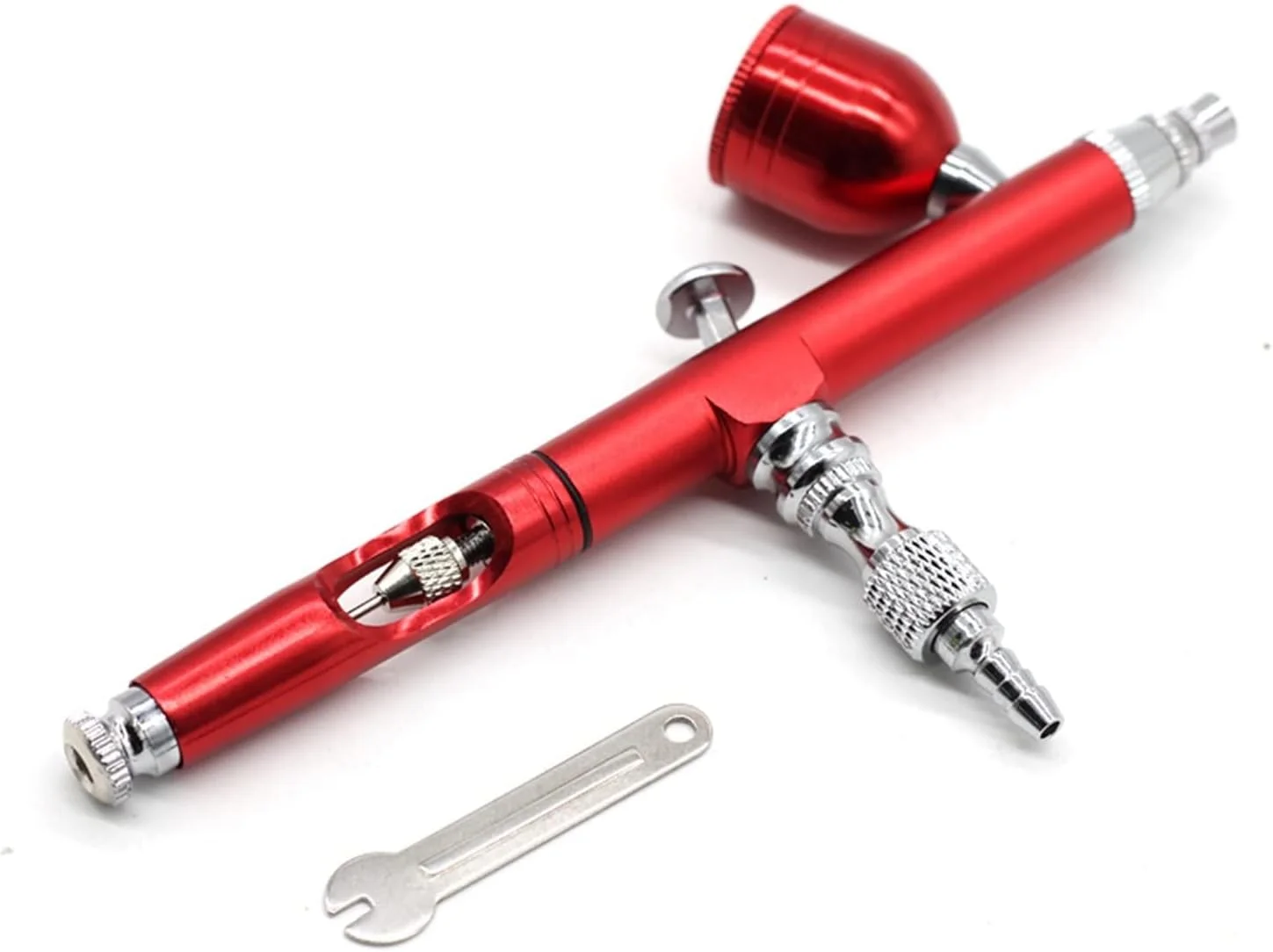 کیت ایربراش 0.3 میلی متری با مخزن ثقلی و عملکرد دوگانه، قلم اسپری رنگ برای بدنه سوزن، هنر ناخن، کیک، مدل های اسباب بازی برای نقاشی و مدل سازی DIY کیت ایربراش 0.3 میلی متری با مخزن ثقلی و عملکرد دوگانه، قلم اسپری رنگ برای بدنه سوزن، هنر ناخن، کیک، مدل های اسباب بازی برای نقاشی و مدل سازی DIY