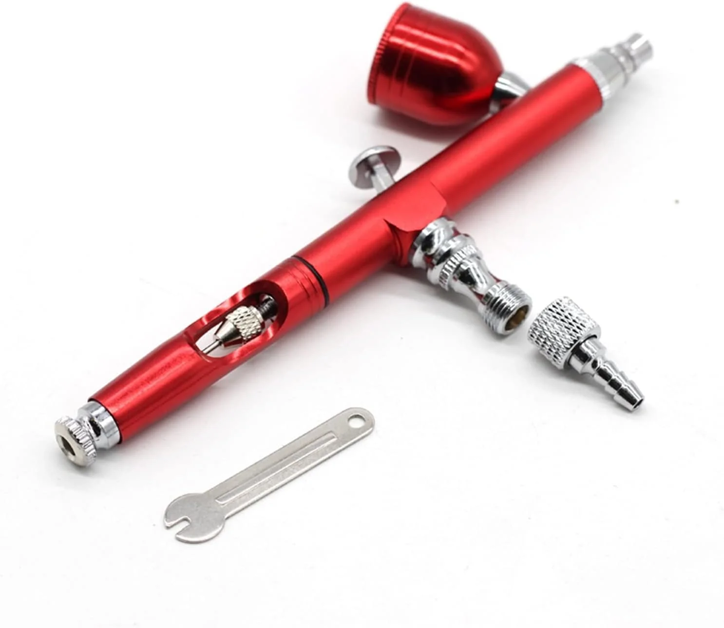 کیت ایربراش 0.3 میلی متری با مخزن ثقلی و عملکرد دوگانه، قلم اسپری رنگ برای بدنه سوزن، هنر ناخن، کیک، مدل های اسباب بازی برای نقاشی و مدل سازی DIY کیت ایربراش 0.3 میلی متری با مخزن ثقلی و عملکرد دوگانه، قلم اسپری رنگ برای بدنه سوزن، هنر ناخن، کیک، مدل های اسباب بازی برای نقاشی و مدل سازی DIY