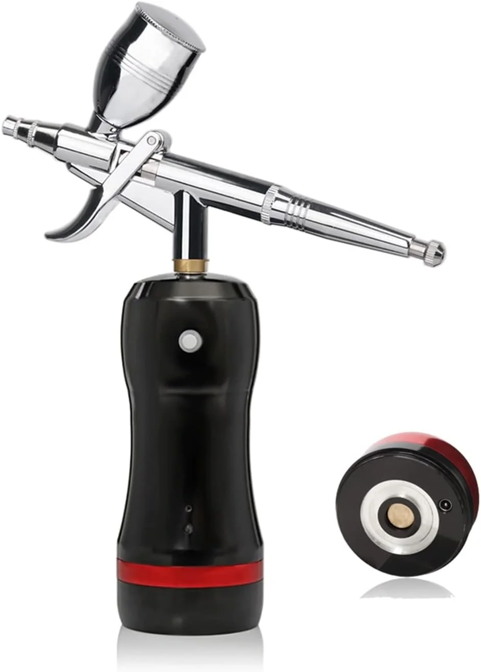 ایر براش مینی با کمپرسور، کیت تمیز کننده، رنگ اسپری، کرم پودر، مدل آرایشی، دستگاه لوازم آرایشی، کیت سند بلاستر (مشکی قسمت C) ایر براش مینی با کمپرسور، کیت تمیز کننده، رنگ اسپری، کرم پودر، مدل آرایشی، دستگاه لوازم آرایشی، کیت سند بلاستر (مشکی قسمت C)