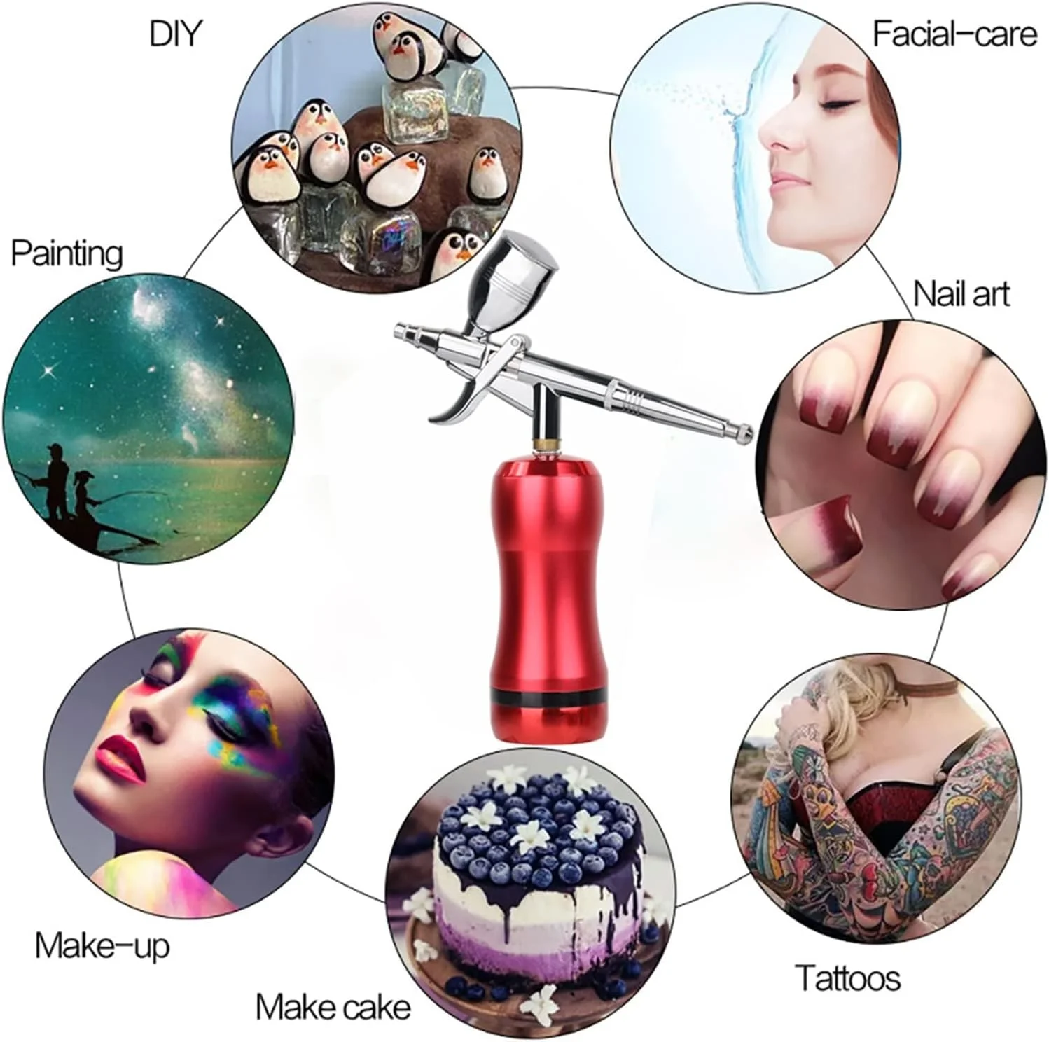 ایر براش مینی با کمپرسور، کیت تمیز کننده، رنگ اسپری، کرم پودر، مدل آرایشی، دستگاه لوازم آرایشی، کیت سند بلاستر (مشکی قسمت C) ایر براش مینی با کمپرسور، کیت تمیز کننده، رنگ اسپری، کرم پودر، مدل آرایشی، دستگاه لوازم آرایشی، کیت سند بلاستر (مشکی قسمت C)