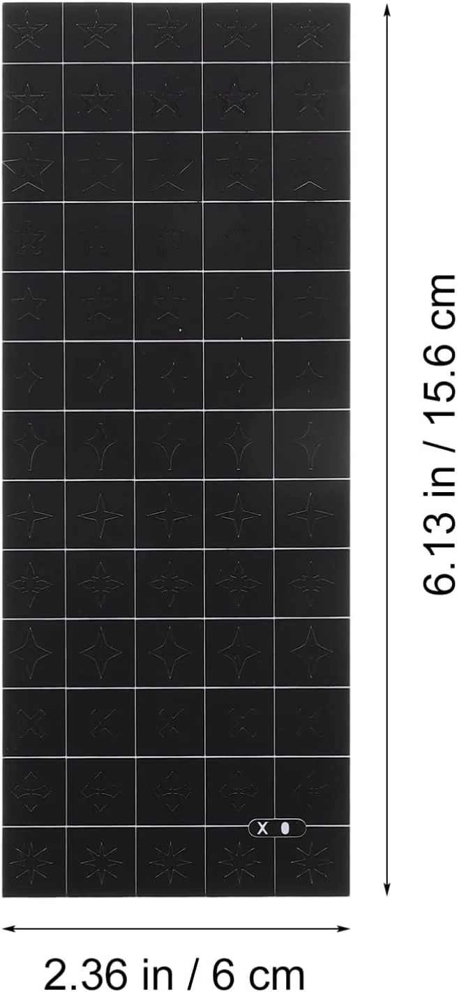 شابلون ایربراش ناخن FRCOLOR، استیکرهای طرح ستاره، لوازم جانبی طراحی ناخن فرنچ برای خانم ها، ابزار مانیکور DIY شابلون ایربراش ناخن FRCOLOR، استیکرهای طرح ستاره، لوازم جانبی طراحی ناخن فرنچ برای خانم ها، ابزار مانیکور DIY