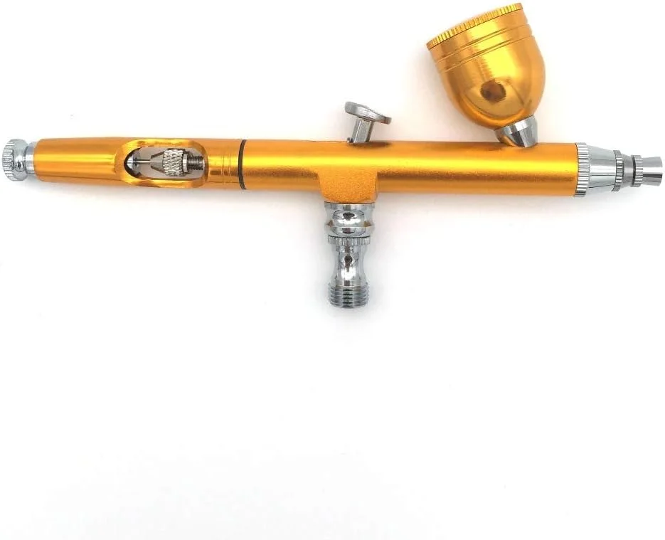 ابزار اسپری ایربراش برای طراحی ناخن، نقاشی، تاتو، مراقبت از دست و پا (رنگ: طلایی) ابزار اسپری ایربراش برای طراحی ناخن، نقاشی، تاتو، مراقبت از دست و پا (رنگ: طلایی)