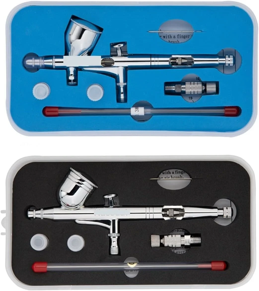 کیت ایربراش رنگ پاش NT-180T/NT-130T تفنگ اسپری دو حالته 0.2/0.3/0.5 میلی متر 9cc/7cc کیت ایربراش تغذیه گرانشی برای هنر، صنایع دستی، مدل، ناخن برای نقاشی، مدل سازی DIY کیت ایربراش رنگ پاش NT-180T/NT-130T تفنگ اسپری دو حالته 0.2/0.3/0.5 میلی متر 9cc/7cc کیت ایربراش تغذیه گرانشی برای هنر، صنایع دستی، مدل، ناخن برای نقاشی، مدل سازی DIY