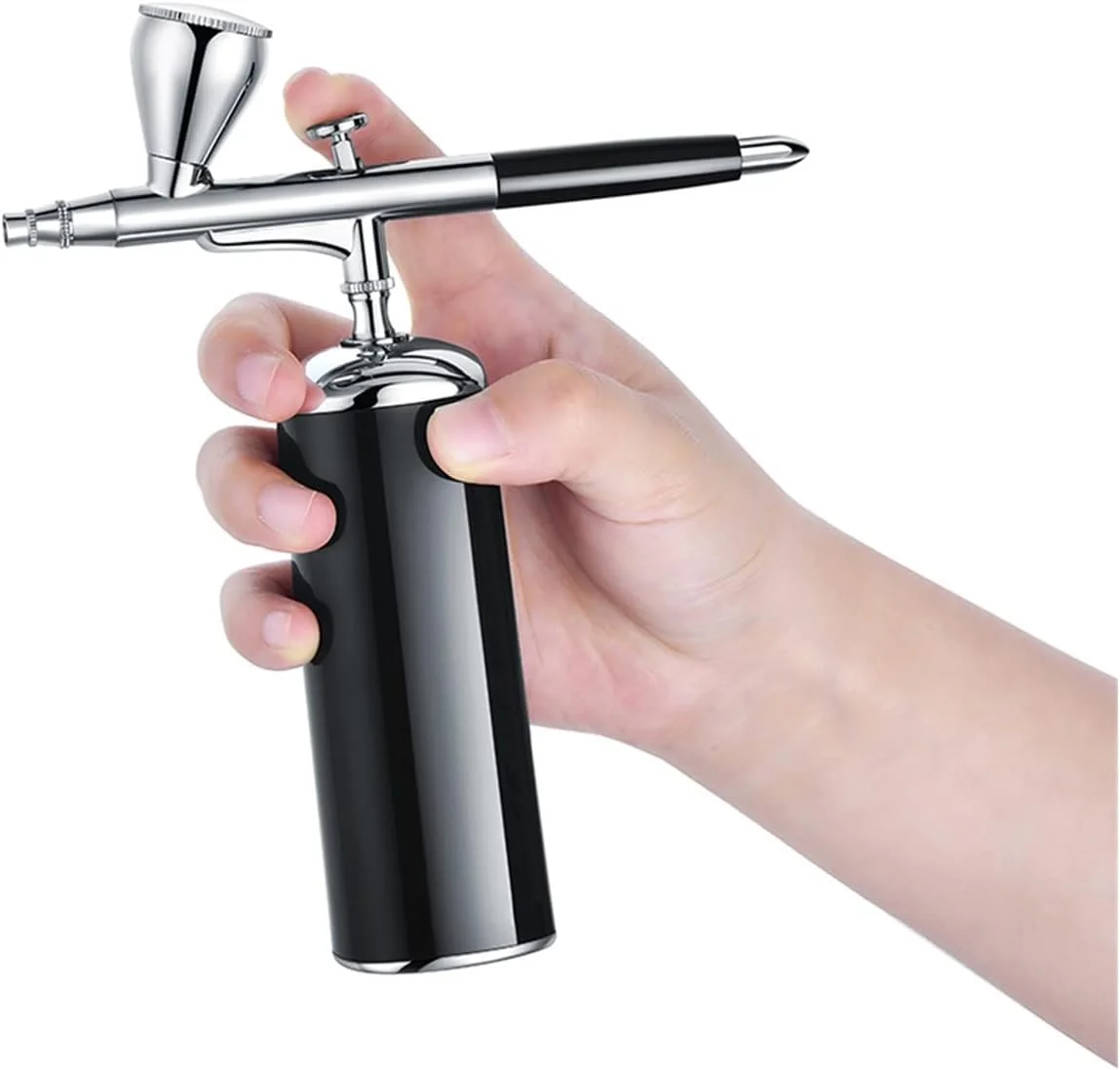 ایربراش رنگ پاش با کمپرسور دستی کوچک و کیت تمیز کننده ایربراش برای آرایش، تزئین کیک، خالکوبی، طراحی ناخن، مدل رنگی صنایع دستی برای دیوارهای داخلی و خارجی منزل، سقف، فن ایربراش رنگ پاش با کمپرسور دستی کوچک و کیت تمیز کننده ایربراش برای آرایش، تزئین کیک، خالکوبی، طراحی ناخن، مدل رنگی صنایع دستی برای دیوارهای داخلی و خارجی منزل، سقف، فن