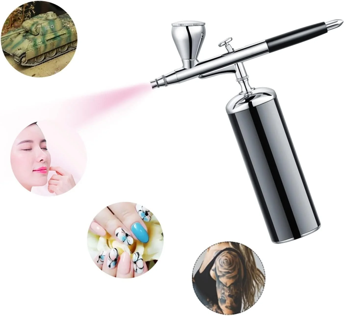 کیت ایربراش شارژی، ایربراش برقی مینی با فشار بالا، مناسب لوازم آرایشی، مدلهای مقیاسی، آرایش، هنر ناخن، مجموعه کمپرسور برای دیوارهای داخلی و خارجی خانه، سقف، باله کیت ایربراش شارژی، ایربراش برقی مینی با فشار بالا، مناسب لوازم آرایشی، مدلهای مقیاسی، آرایش، هنر ناخن، مجموعه کمپرسور برای دیوارهای داخلی و خارجی خانه، سقف، باله