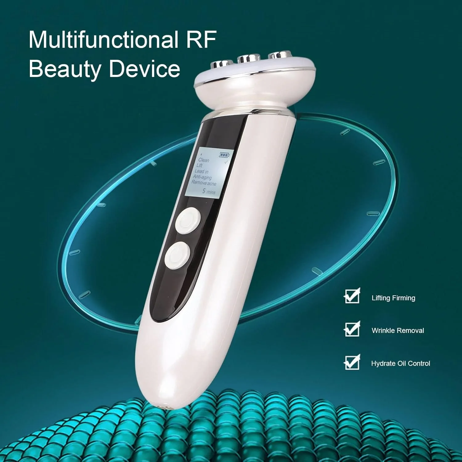 دستگاه زیبایی آر اف X&Z-XAOY سفید، دستگاه چند منظوره ضد چروک، فرکانس بالا، EMS، لیفتینگ و تونینگ صورت، کمپرس یخ گرم، نور قرمز آبی برای مراقبت از پوست دستگاه زیبایی آر اف X&Z-XAOY سفید، دستگاه چند منظوره ضد چروک، فرکانس بالا، EMS، لیفتینگ و تونینگ صورت، کمپرس یخ گرم، نور قرمز آبی برای مراقبت از پوست