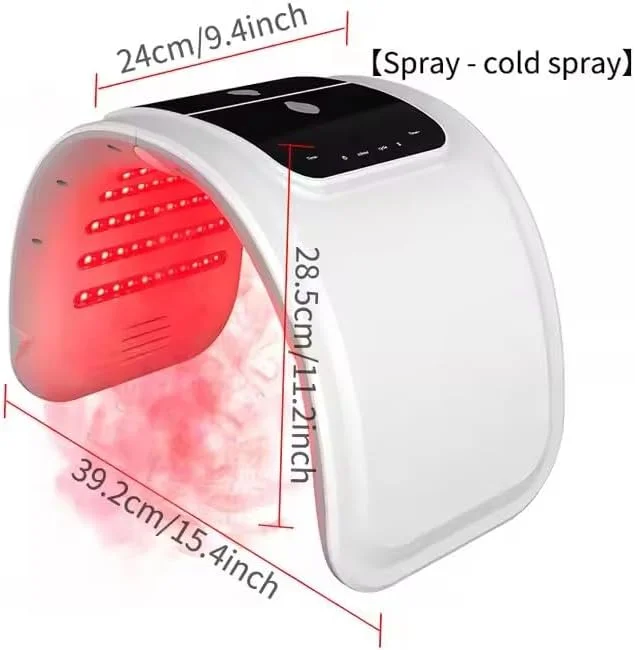 دستگاه میکر current صورت 830، درمان فوتون با نور ال ای دی 7 رنگ، سفت کننده پوست، برای مراقبت از پوست و ضد پیری