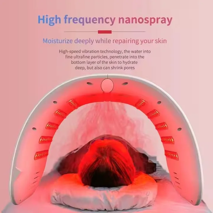 دستگاه میکر current صورت 830، درمان فوتون با نور ال ای دی 7 رنگ، سفت کننده پوست، برای مراقبت از پوست و ضد پیری