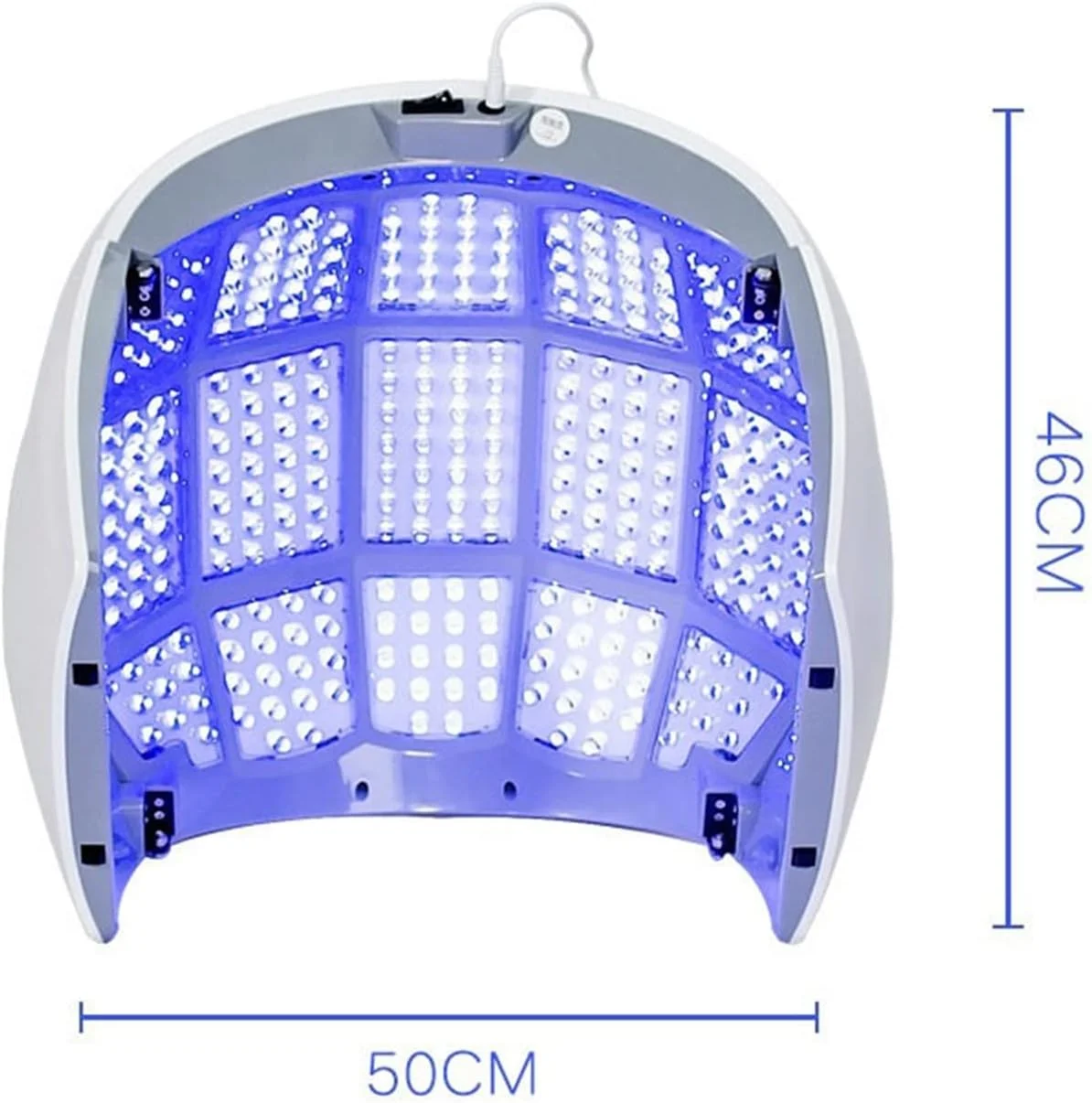 دستگاه جوانسازی پوست با فوتون، دستگاه جوانسازی پوست، طیف سنج LED، دستگاه زیبایی فوتودینامیک PDT قرمز و آبی برای جوانسازی پوست سالم (رنگ: قرمز، اندازه: 4 رنگ)