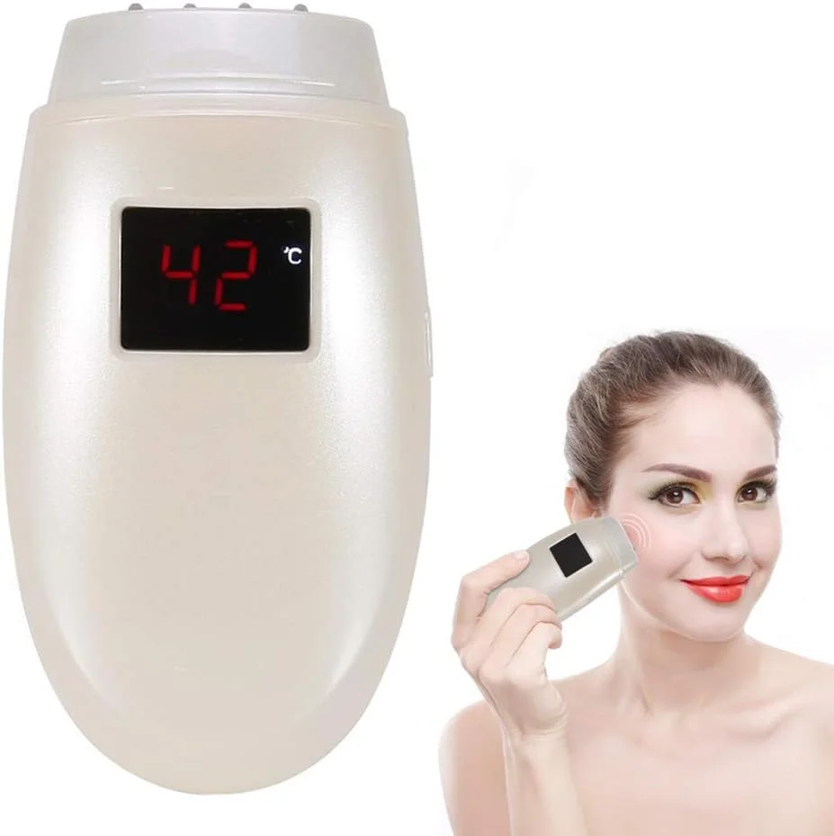 دستگاه مراقبت از پوست با فرکانس رادیویی، دستگاه زیبایی جوانسازی پوست صورت، ماساژور صورت با نور قرمز LED برای پاک کننده صورت، لیفتینگ و ضد چروک، سفت کننده و سفید کننده