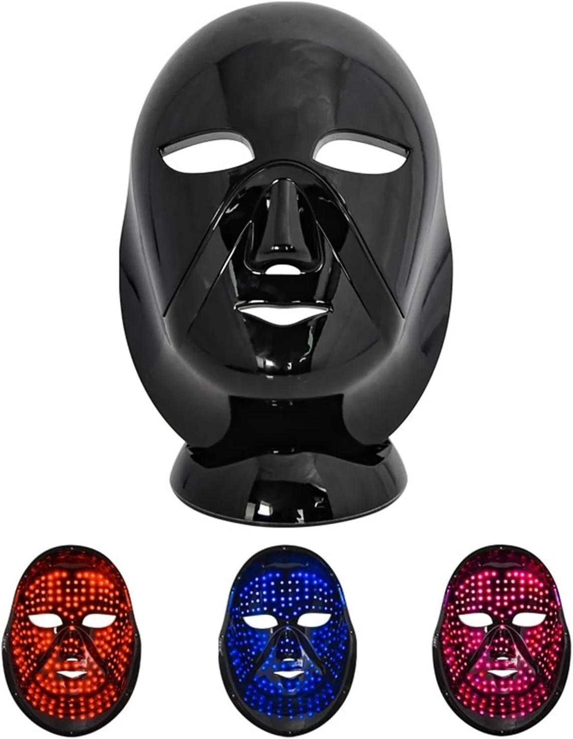 دستگاه زیبایی جوانسازی پوست REHOOF، ماسک زیبایی جوانسازی پوست با فوتون، دستگاه زیر ماسک LED قرمز و آبی، دستگاه زیبایی معرفی صورت، لیفت و سفت کننده پوست افتاده برای داشتن ظاهری درخشان