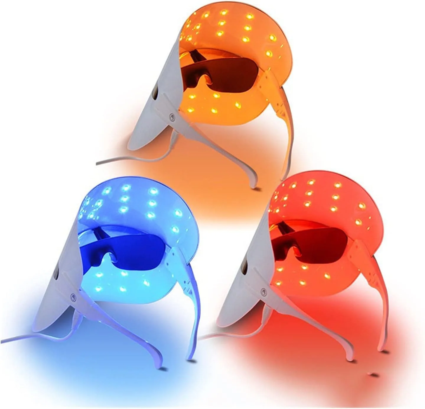 دستگاه زیبایی جوانسازی پوست، ماسک زیبایی ال ای دی 32 نور، دستگاه جوانسازی زیرپوستی، ماسک نور رنگی، ماسک طیف سنج سه رنگ، دستگاه ماسک، دستگاه زیبایی، لیفت و سفت کننده پوست افتاده