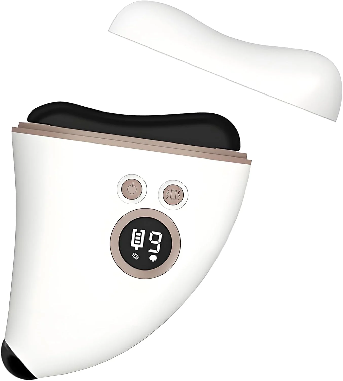 ای ام اس گوا شا، ماساژور صورت الکتریکی گوا شا با 9 حالت، ماساژور صورت نور قرمز ال ای دی با ویبره و گرما، دستگاه لیفتینگ صورت، ضد چروک، ضد پیری، کاهش تورم