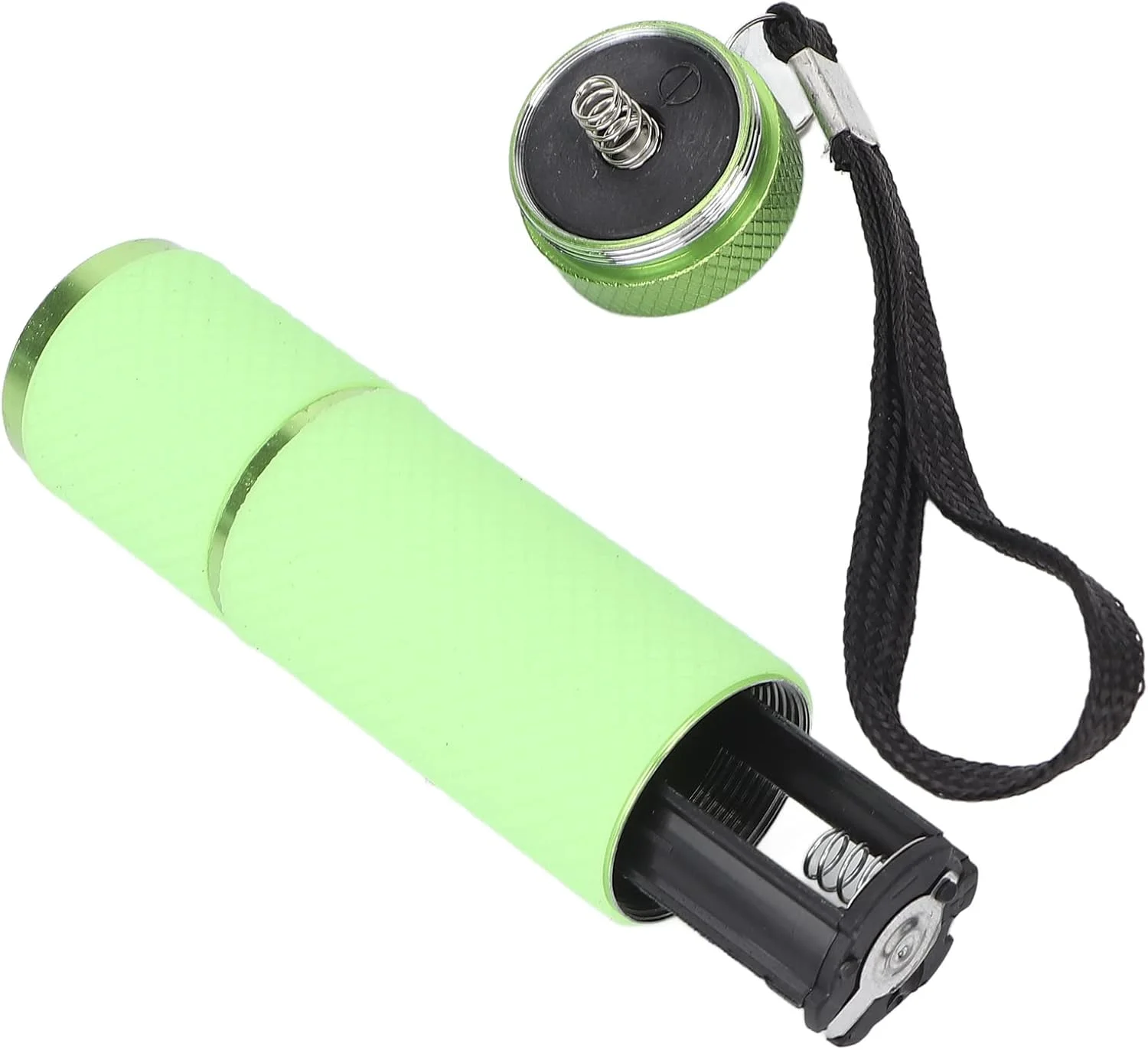 چراغ خشک کننده لاک ناخن Cryfokt با 9 چراغ قوه LED، غیر لغزنده، جمع و جور و قابل حمل، مناسب برای مسافرت، با منبع تغذیه 3 عدد باتری AAA، ابزاری برای سالن های حرفه ای (سبز)