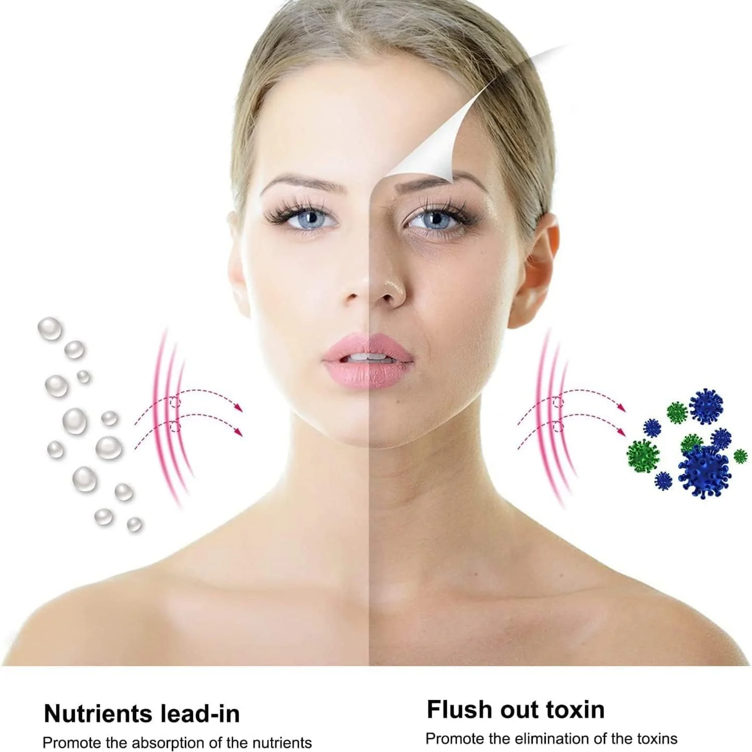 دستگاه جوانسازی گردن X spring، ماساژور صورت برای سفت کردن و لیفتینگ، ماساژور گردن میکروکارنت، دستگاه ضد چروک صورت با USB قابل شارژ، 3 حالت گرمایش، ارتعاش با فرکانس بالا برای پوست