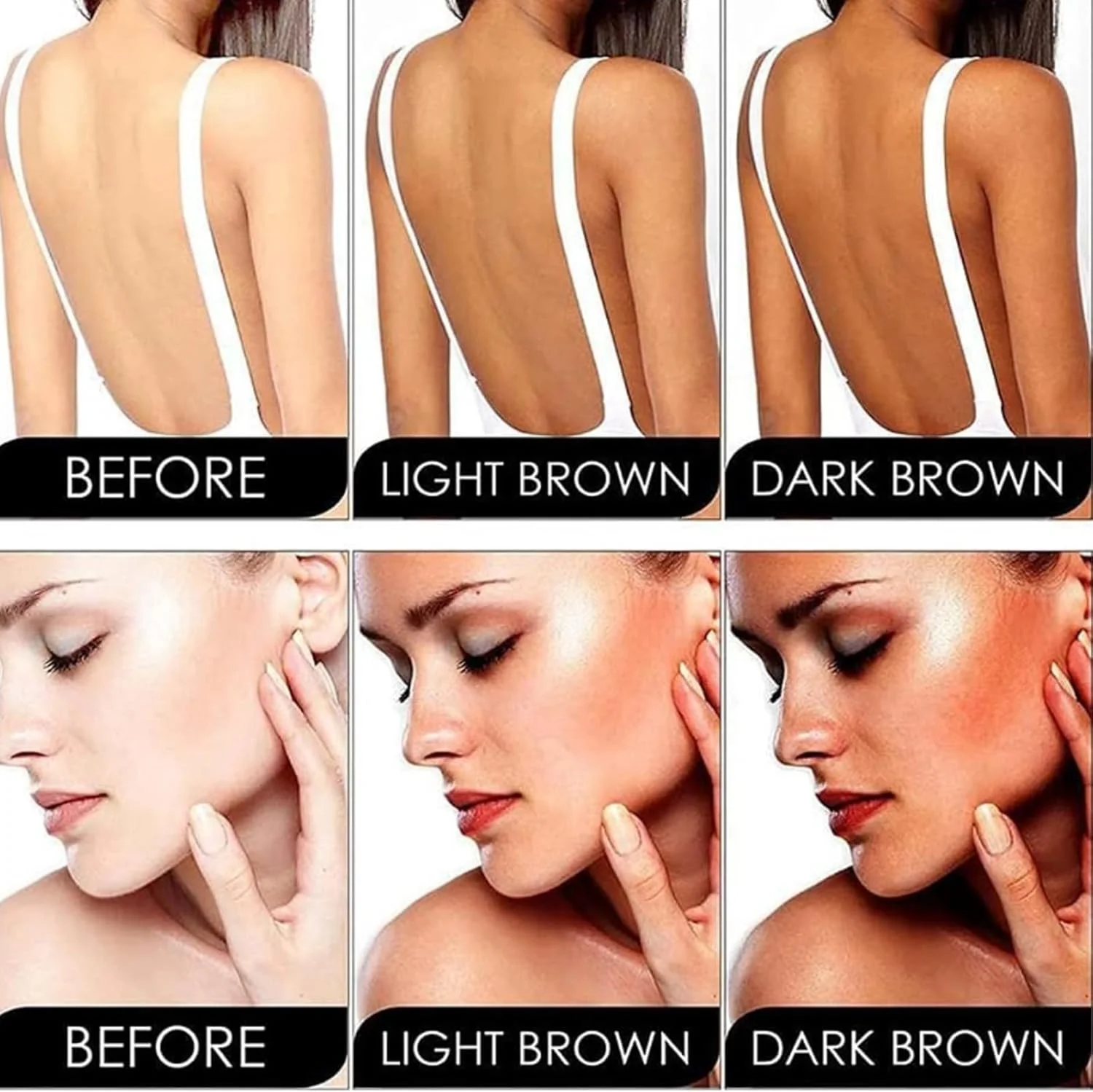 لامپ برنزه کننده با پایه سه پایه، 54 وات 395 نانومتر، لامپ برنزه کننده صورت خانگی 18 عدد LED، دستگاه تاشو برنزه کننده خودکار صورت، چراغ ایستاده LED برای صورت، بدن، با قابلیت تنظیم ارتفاع، مشکی