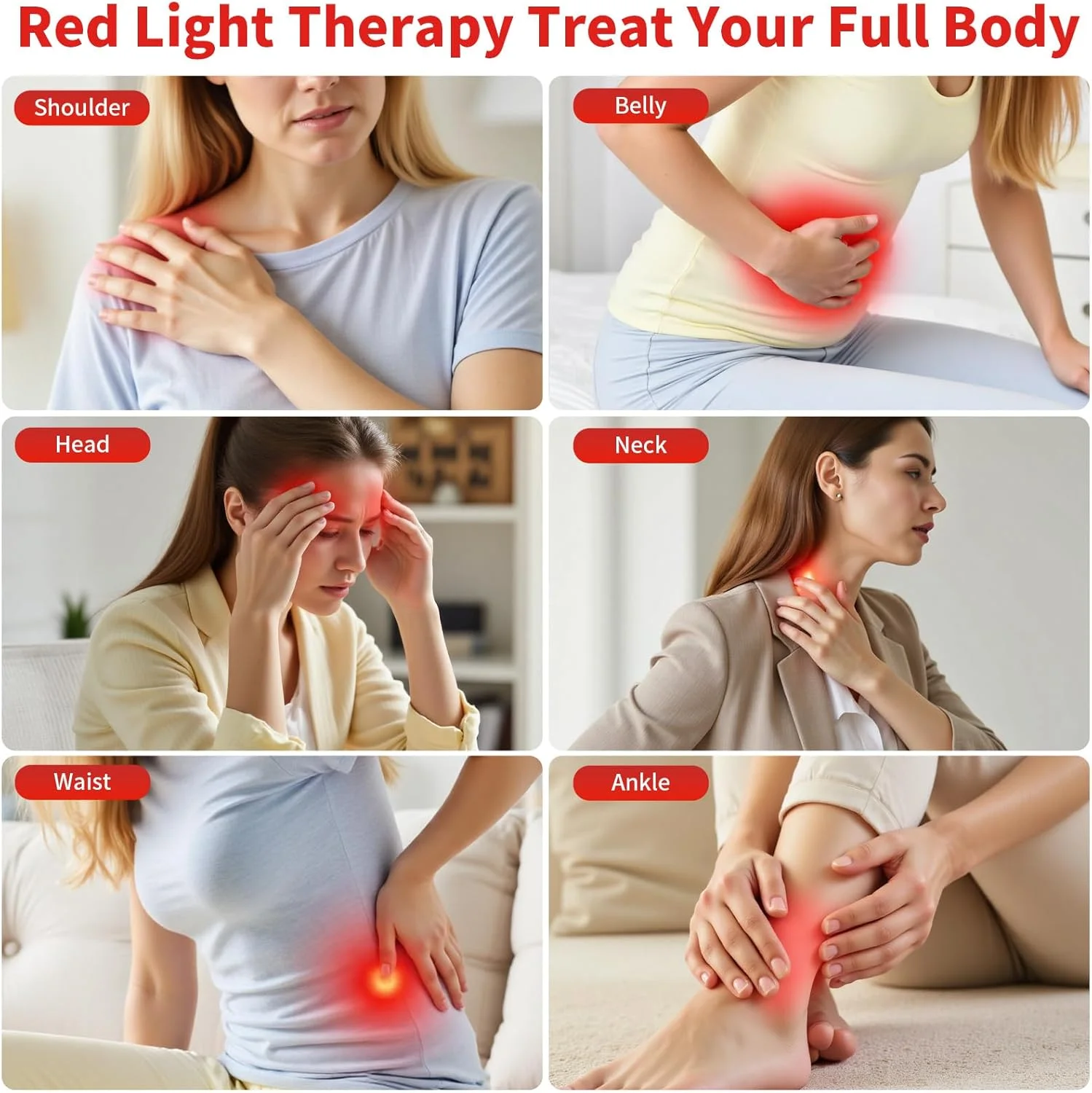 دستگاه نور درمانی قرمز برای صورت و بدن، دستگاه نور درمانی مادون قرمز با 5 سر، دستگاه های نور درمانی قرمز برای کل بدن، طول موج 660 نانومتر و 850 نانومتر نزدیک به مادون قرمز برای صورت، عضله، بدن، پوست