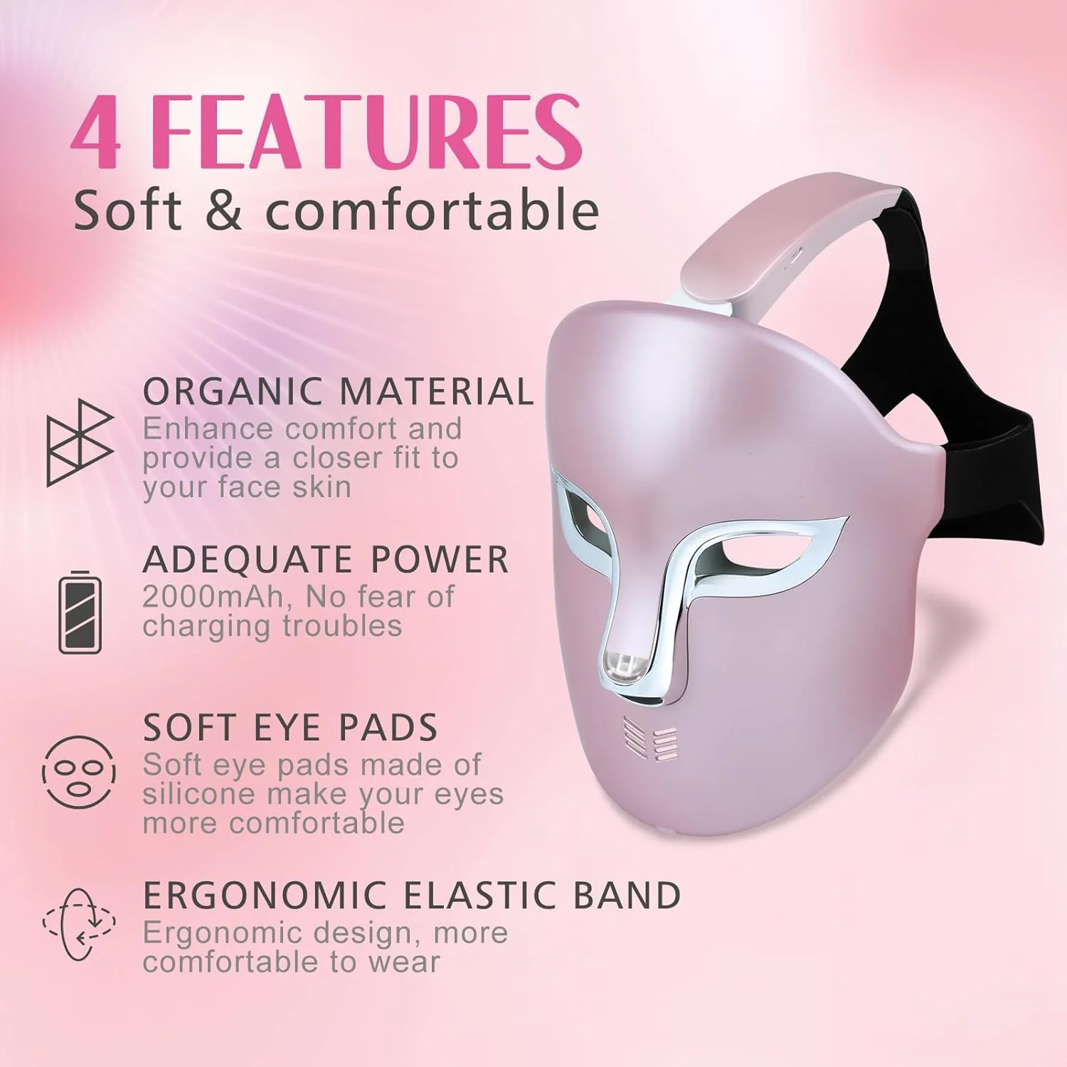 دستگاه درمان آکنه صورت با نور LED