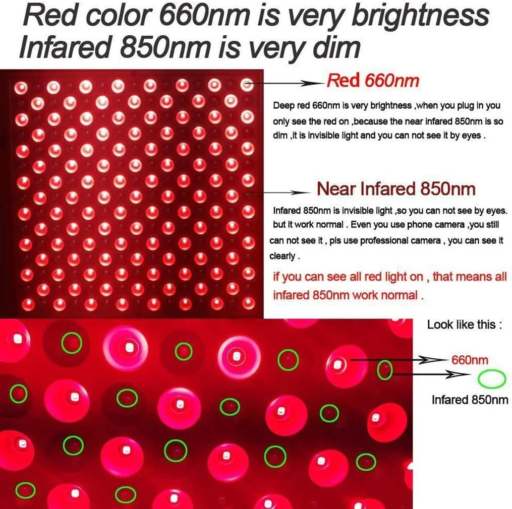 دستگاه نوردرمانی قرمز ZYX با طول موج 660 و 850 نانومتر، 45 وات، مناسب استفاده خانگی برای ضد پیری و تسکین درد