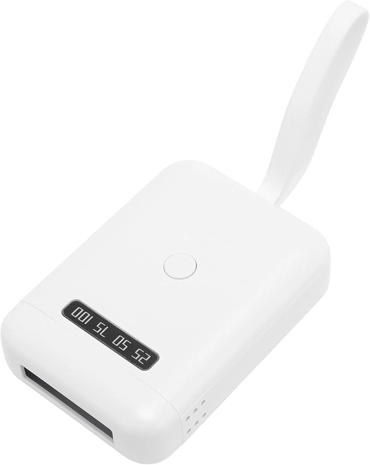 چراغ LED سریع خشک کننده اکستنشن مو Jiawu، دستگاه دستی قابل حمل برای سالن حرفه ای در خانه، نور 405 نانومتری برای حالت دادن سریع مو، مناسب برای همه انواع (سفید)