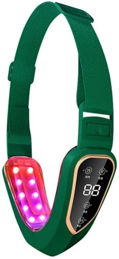 ماساژور لیفتینگ صورت به شکل V، لاغری، درمان فوتون LED، میکروکارنت، از بین برنده غبغب، دستگاه لیفتینگ صورت