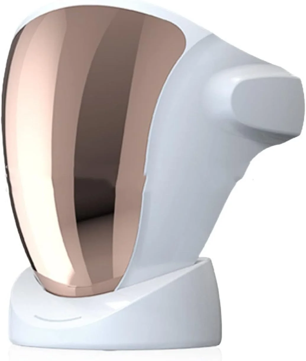 دستگاه جوانسازی پوست، ابزار جوانسازی فوتونی پوست، تجهیزات زیبایی، نور رنگی قرمز آبی نارنجی، سفید کننده، ماسک طیف سنج ال ای دی قابل شارژ تصویری برای جوانسازی پوست سالم