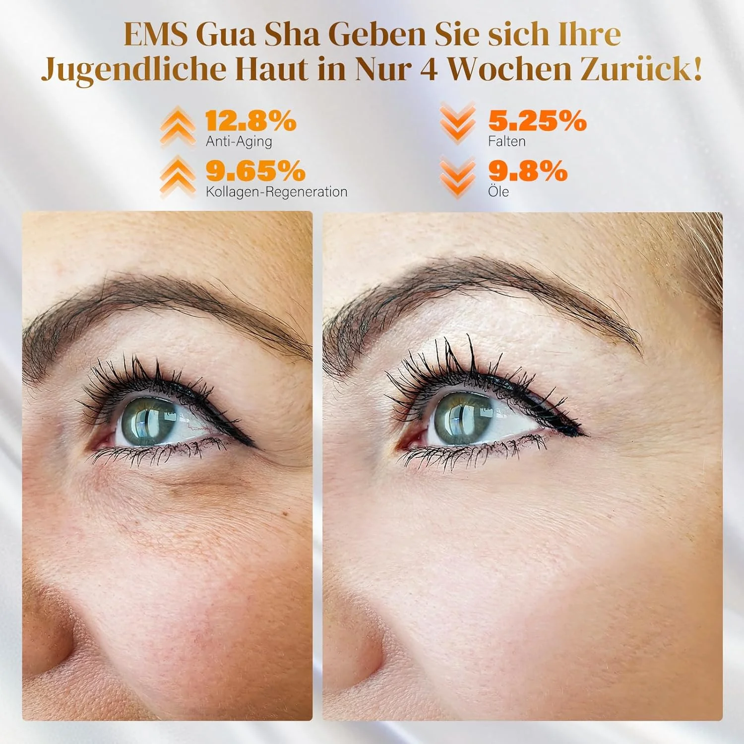 ماساژور صورت ای ام اس گوا شا با نور ال ای دی قرمز، آبی و سبز، 4 حالت، ویبره حرارتی، دستگاه لیفت صورت ضد پیری