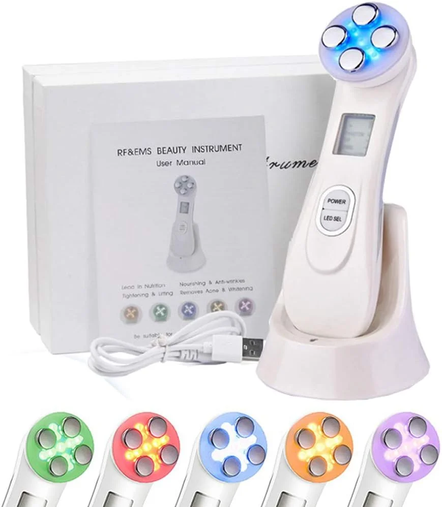 دستگاه زیبایی پوست صورت، لیفتینگ و سفت کننده پوست، الکتروپوریشن، فرکانس رادیویی، مزوتراپی، دستگاه زیبایی صورت با نور LED
