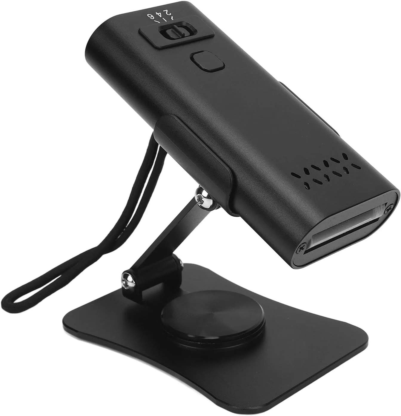 چراغ خشک کن اکستنشن مو قابل حمل Jiawu 395Nm به همراه پایه، دستگاه LED سریع برای نتایج مطلوب در چند ثانیه (مشکی)