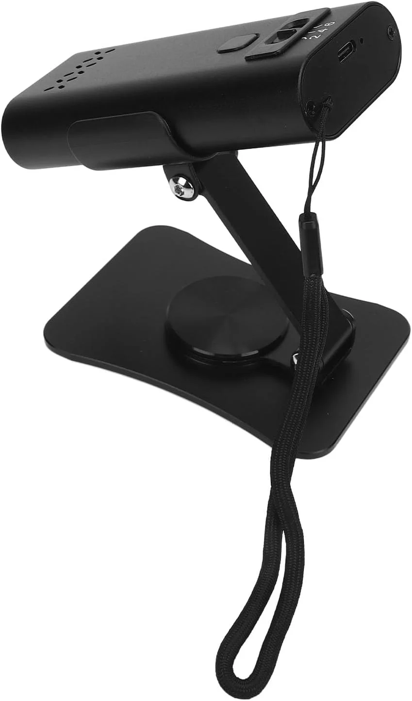 چراغ خشک کن اکستنشن مو قابل حمل Jiawu 395Nm به همراه پایه، دستگاه LED سریع برای نتایج مطلوب در چند ثانیه (مشکی)