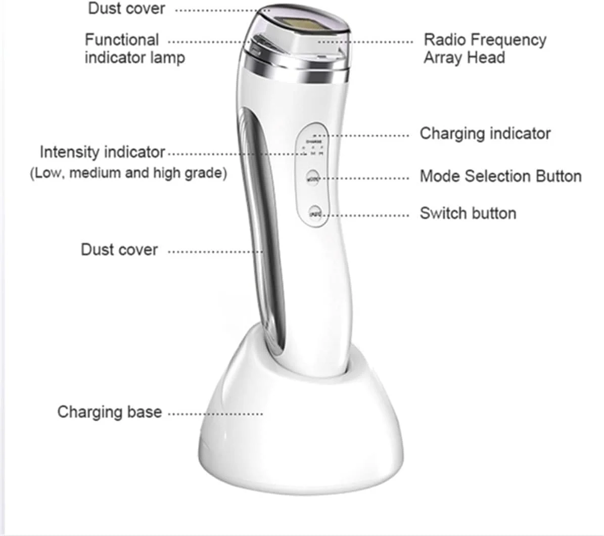 دستگاه زیبایی، دستگاه لیفتینگ صورت، دستگاه مراقبت از پوست فوتون LED، دستگاه ماساژ صورت برای سفت کردن پوست