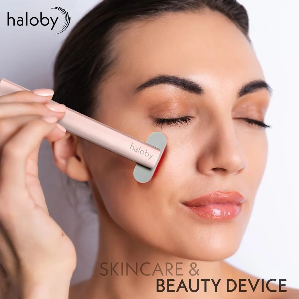 دستگاه جوانسازی پوست 5 در 1 | دستگاه میکروکارنت برای ضد پیری، نور درمانی قرمز و آبی، ماساژور صورت برای احیا، نور درمانی ال ای دی، گرما درمانی، ابزار مراقبت از پوست: لیفت پوست، برای پوست آسیب دیده