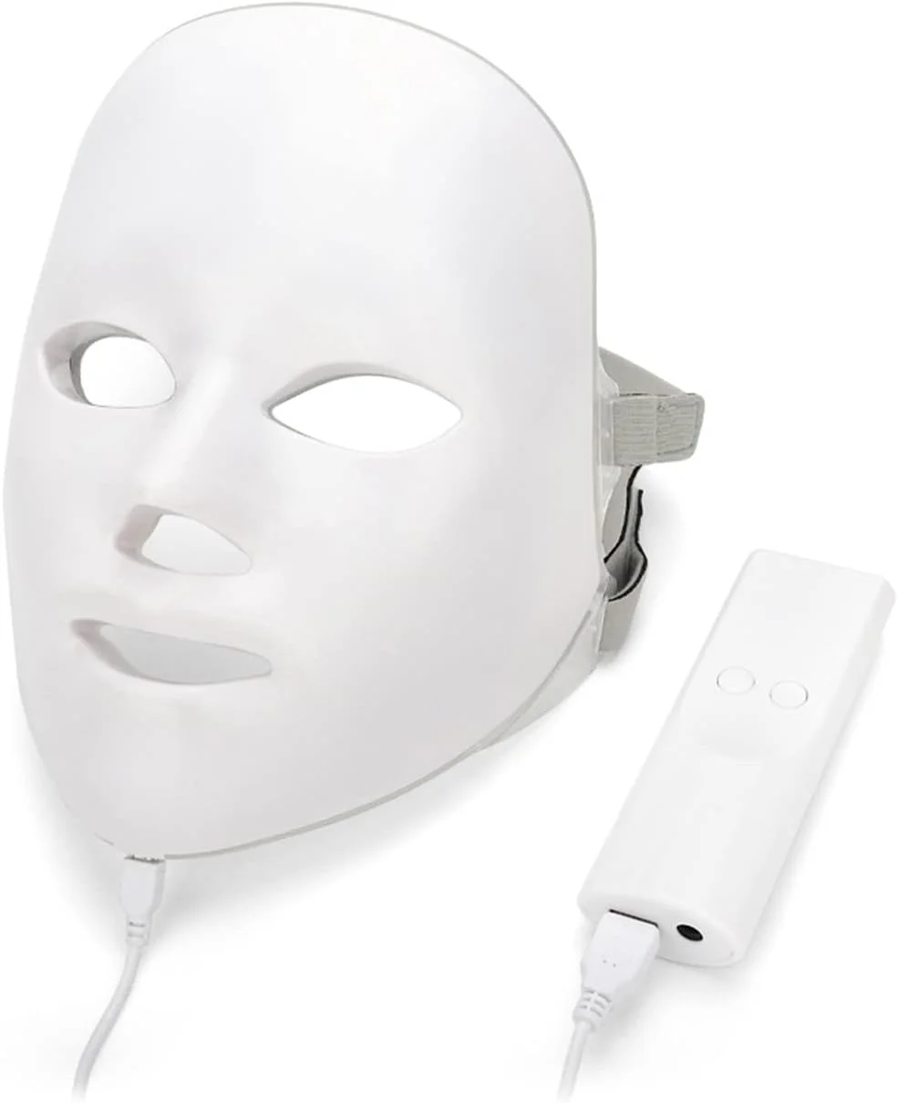 دستگاه جوانسازی پوست ZAIED، ماسک نوردرمانی LED هفت رنگ، ابزار مراقبت از پوست صورت برای جوانسازی، رفع چین و چروک و آکنه، برای داشتن پوستی سالم و جوان دستگاه جوانسازی پوست ZAIED، ماسک نوردرمانی LED هفت رنگ، ابزار مراقبت از پوست صورت برای جوانسازی، رفع چین و چروک و آکنه، برای داشتن پوستی سالم و جوان