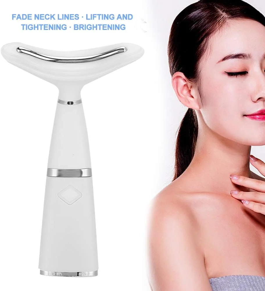 ماساژور گردن، دستگاه ماساژور ویبره حرارتی 45 درجه، دستگاه سفت کننده و لیفتینگ پوست، دستگاه زیبایی ماساژ LED 3 رنگ، مراقبت از گردن ماساژور گردن، دستگاه ماساژور ویبره حرارتی 45 درجه، دستگاه سفت کننده و لیفتینگ پوست، دستگاه زیبایی ماساژ LED 3 رنگ، مراقبت از گردن