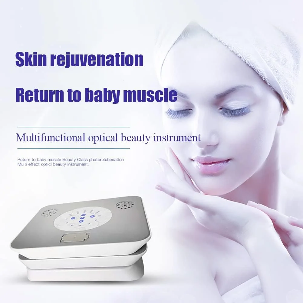 ماسک صورت LED تاشو 7 رنگ، دستگاه مراقبت از پوست با نور درمانی، 8 حالت کاری، 4 سطح روشنایی، 222 لامپ، برای جوانسازی بدن SPA، سفت کننده، ضد چروک، ضد پیری