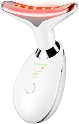 دستگاه نور درمانی LED هفت رنگ، ابزار زیبایی جوانسازی پوست صورت و گردن، سفید براق، درمان غیر تهاجمی ضد پیری برای بهبود خاصیت ارتجاعی پوست دستگاه نور درمانی LED هفت رنگ، ابزار زیبایی جوانسازی پوست صورت و گردن، سفید براق، درمان غیر تهاجمی ضد پیری برای بهبود خاصیت ارتجاعی پوست