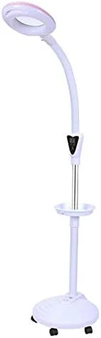 چراغ تاتو LED سالن زیبایی، چراغ ذره‌بینی برای اکستنشن مژه، ابرو، لب، طراحی ناخن، کار سفید، محافظ پوشش لامپ چشم، ایستاده